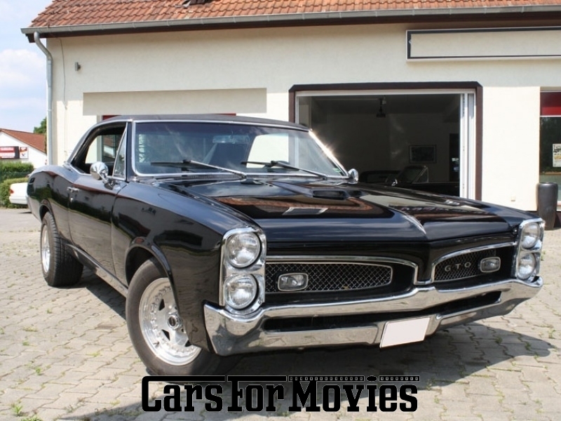 CarsForMovies | Pontiac GTO 1967 USA Schwarz Schwarz Zivilfahrzeug Sportwagen Berlin 2341 Oldtimer V8 Muscle Car